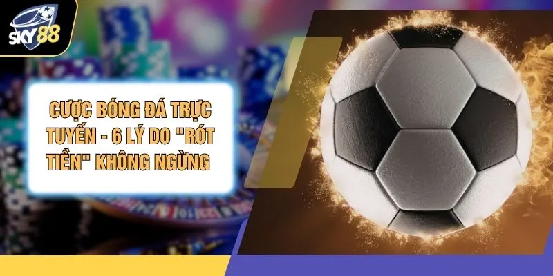 Cược Bóng Đá Trực Tuyến - 6 Lý Do "Rót Tiền" Không Ngừng 1 Cược Bóng Đá Trực Tuyến - 6 Lý Do "Rót Tiền" Không Ngừng
