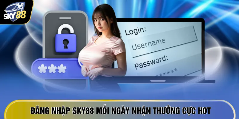 Đăng Nhập SKY88 - Trải Nghiệm 24H Cá Cược Đỉnh Cao 2 Đăng nhập SKY88 mỗi ngày nhận thưởng cực hot